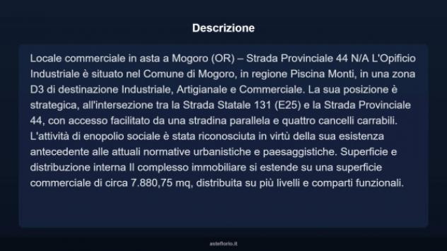 Immobile in asta di 7880 m² in vendita a Mogoro - Foto 4