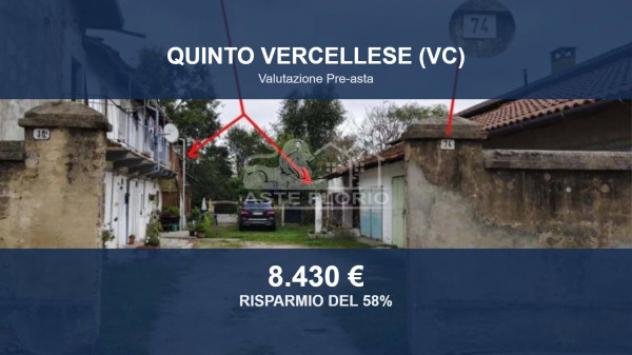 Immobile in asta di 123 m², box auto in vendita a Quinto Vercellese