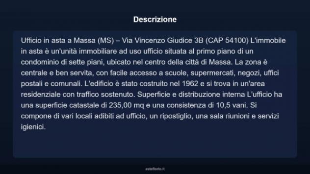 Immobile in asta di 235 m² con più di 5 locali in vendita a Massa - Foto 8