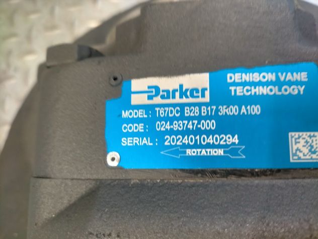 Pompa Parker T67DC B28 B17 3R00 A100 - Foto 5