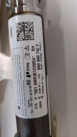 Airbag tendina Audi A4 2014 8K0880742F - Foto 2