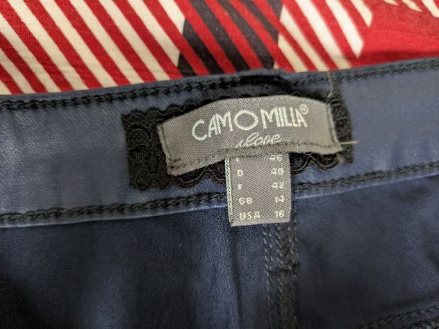 DONNA Pantalone Camomilla 46 blu marino - Foto 3