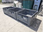 3 cassoni pallet per frutta e verdura usati