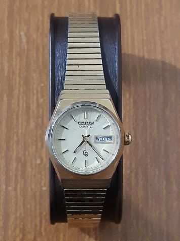 OROLOGIO VINTAGE CITIZEN ANNI '80 DORATO (REF. 31-7284) - FUNZIONANTE - Foto 4