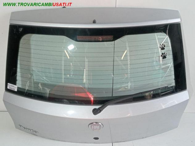 PORTELLO ARGENTO CON MOT (VERSIONE CON STEMMA) PICCOLA AMMAC 999-U1309545 Carrozzeria  Lamierati esterni  Portello  Portello post. FIAT - PUNTO II - 0