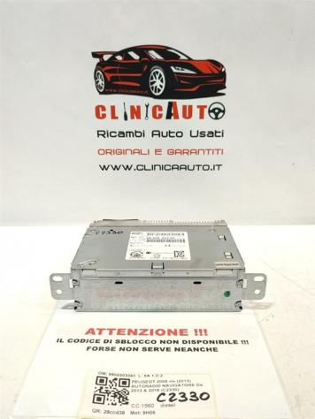 NAVIGATORE PEUGEOT 2008 1° Serie 9809503380 9H06 (13)