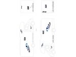 adesivi per camper elnagh baron 420 l in set come in foto