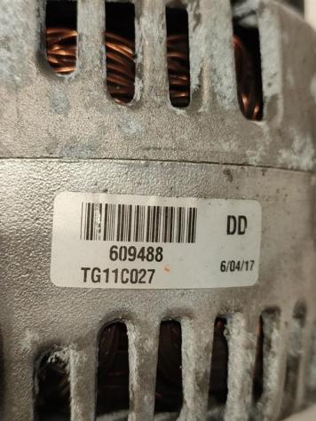 ALTERNATORE DACIA Duster 1° Serie TG11C027 0000303745-08 K4MF6 benzina 1598 (1017) - Foto 3