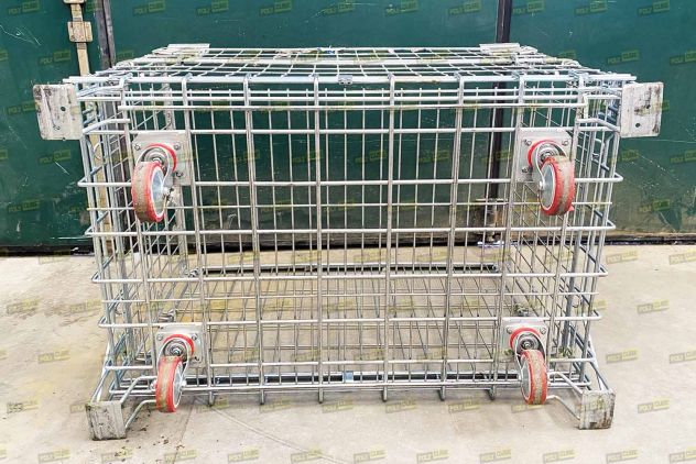 Ceste o contenitori retati con ruote - carrelli usati - Foto 8
