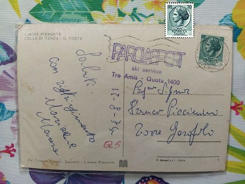 B74 - RARA CARTOLINA CON FRANCOBOLLO - Foto 9