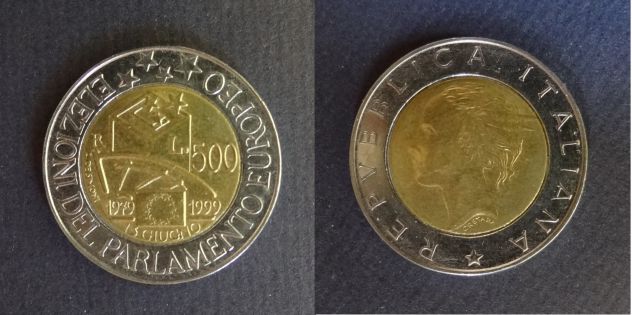 ITALIA 1982-1999 Monete 500 Lire - Foto 6