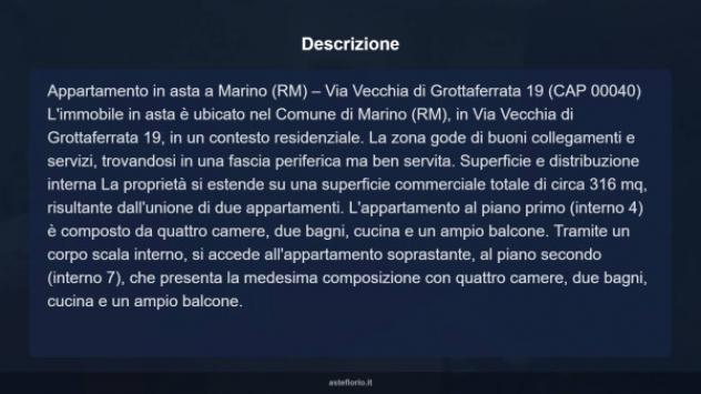 Immobile in asta di 316 m² con più di 5 locali in vendita a Marino - Foto 18