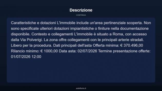 Immobile in asta di 403 m² in vendita a Roma - Foto 13
