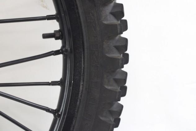 HONDA CRF 250 X 44650KSC000 CERCHIO A RAGGI ANTERIORE 21X1.60 2004 FRONT WHEEL PNEUMATICO OK - Foto 4