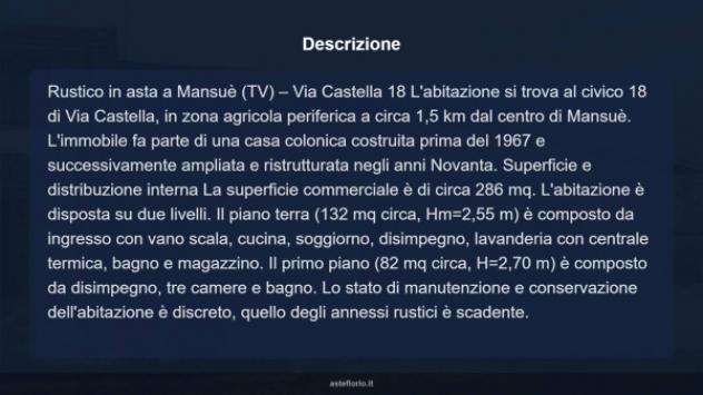 Immobile in asta di 286 m² con più di 5 locali in vendita a Mansuè - Foto 18
