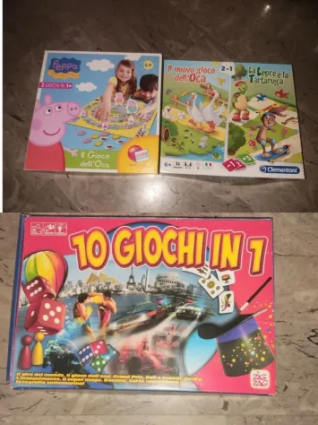 3 giochi -GIOCO DELL'OCA PEPPA pig e gioco oca.clemenoni. E gioco 10 giochi - Foto 5
