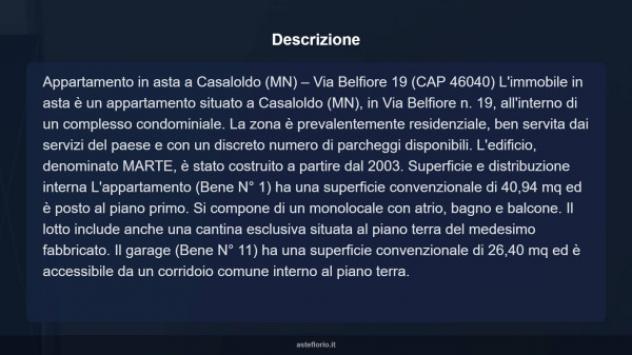 Immobile in asta di 40 m², box auto in vendita a Casaloldo - Foto 11