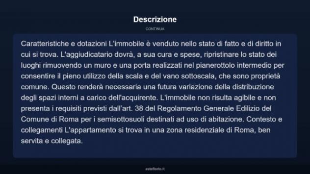 Immobile in asta di 80 m² in vendita a Roma - Foto 4
