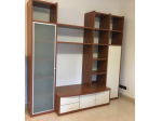 libreria e mobile TV con cassetti e mensole