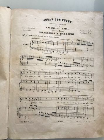 Vecchio libro di musica - Foto 9