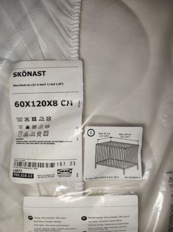 PRENATAL lettino da viaggio, Materasso IKEA, Rialzo sedia Bambini - Foto 4