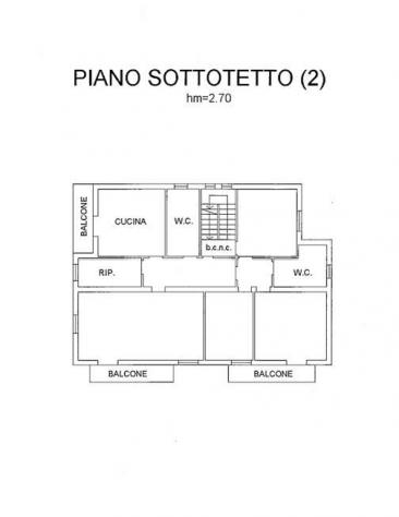 418/2024 U BS - Appartamento posto al piano sottotetto ed autorimessa - Foto 10