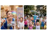 ANIMAZIONE BAMBINI BERGAMO  Spettacolo Bolle di Sapone Giganti 3478497587