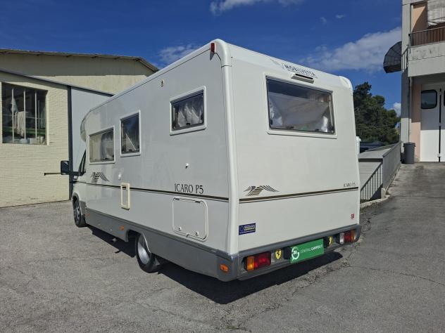 CAMPER MOBILVETTA IVECO SEMINTEGRALE GARAGE CLIMATIZZATORE FOTOVOLTAICO GEMELLATO POSTERIORE CAMPEGGIO USATI GENERALI 1663 - Foto 3