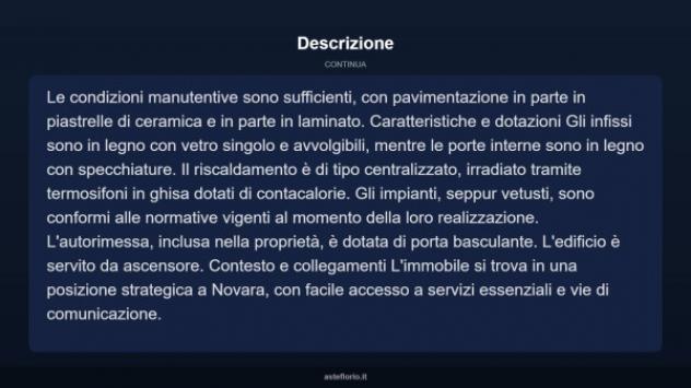 Immobile in asta di 72 m², box auto in vendita a Novara - Foto 10