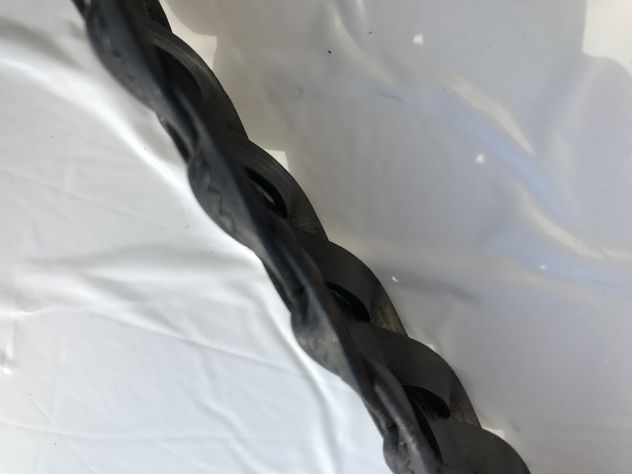 Intreccio pelle vegetale per cinture Nero - Foto 8