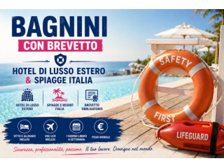 BAGNINI CON BREVETTO – Hotel di Lusso Estero & Spiagge Italia