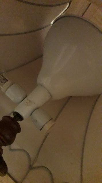 Lampada da terra in Stile, paralume beige nuov - Foto 3