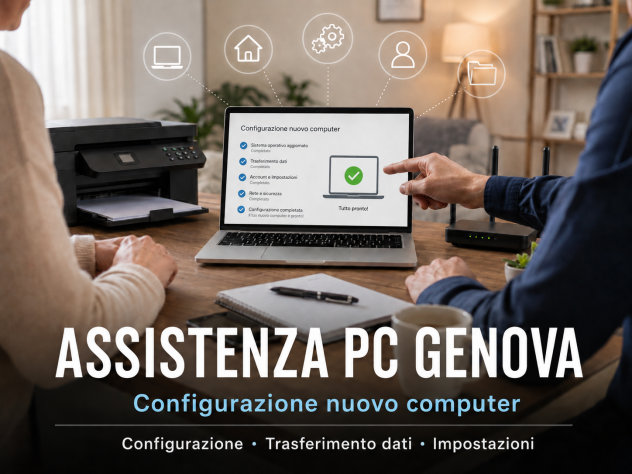 Assistenza PC a domicilio Genova – Wi-Fi, stampanti e lezioni pratiche - Foto 4