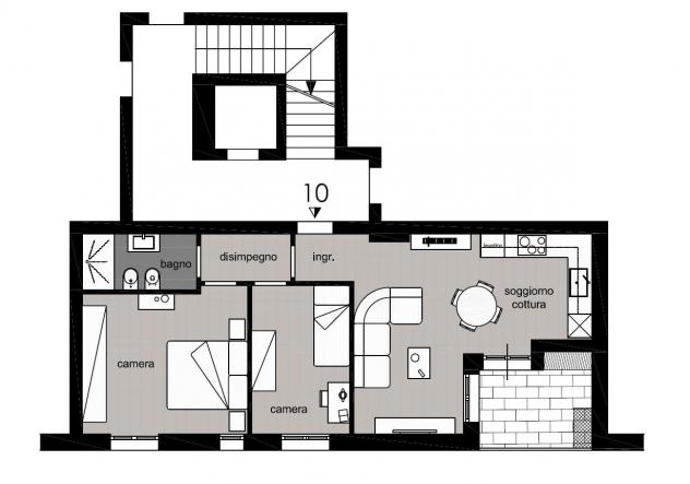 Appartamento in vendita a Poggibonsi 68 mq Rif: 1319473 - Foto 7