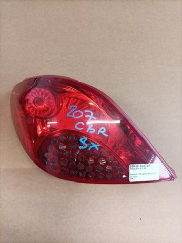FANALE POST. SX 999-U1304728 Parti elettriche  Fanaleria  Fanali  Fanale post. sx. PEUGEOT - 207 3 porte / 5 porte - 01-04-2006 - 01-06-2009