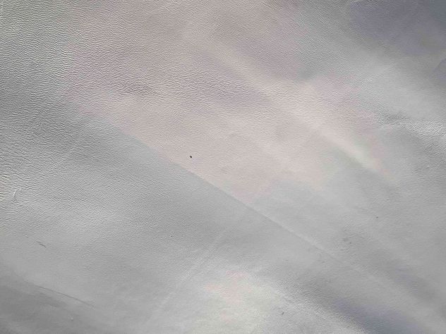 Pellame ovino liscio bianco satinato accoppiato – Sp. 2,0 - Foto 7