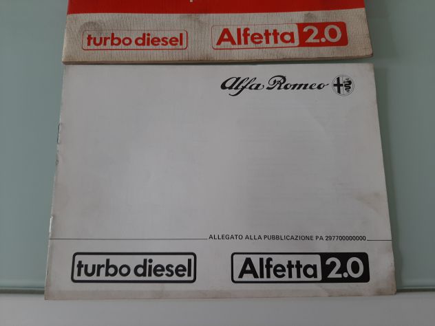 ALFA ROMEO ALFETTA 3 PEZZI USO E MANUTENZIONE ORIGINALI - Foto 5