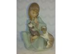 CAT NAP; statuina in porcellana LLADRO'