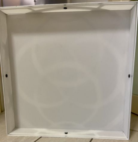 Plafoniera al soffitto in vetro bianco - Foto 2
