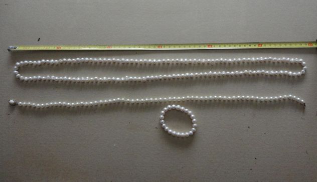 Lotto vari oggetti Collana e Bracciale di Diaspro - Foto 2