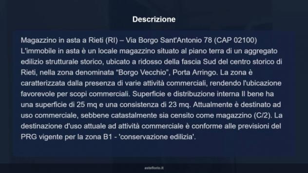 Immobile in asta di 25 m² in vendita a Rieti - Foto 6
