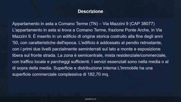 Immobile in asta di 182 m² con più di 5 locali e box auto in vendita a Comano Terme - Foto 15