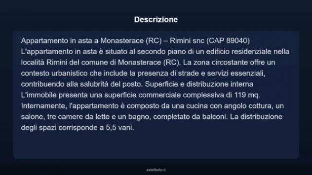 Immobile in asta di 119 m² in vendita a Monasterace - Foto 3