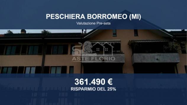 Immobile in asta di 161 m², box auto doppio in vendita a Peschiera Borromeo