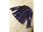 Giacca i pelle da donna Origami