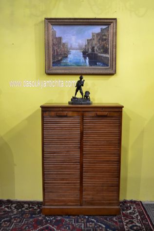 Schedario-classificatore a doppia serrandina