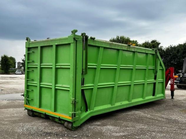 CONTAINER SCARRABILE USATO CON COPERCHIO E GRU rif. 23804242 - Foto 8