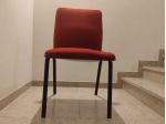 Coppia poltroncine tessuto rosso