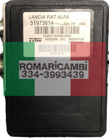 Fiat 500L 1.3 multijet 2014 centralina gruppo pompa ABS 51973614