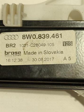 MECCANISMO ALZAVETRO POST. SX AUDI A4 Avant (8W5) 8W0839461 DETA (15) - Foto 2